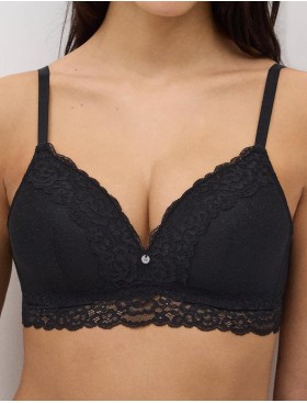 Бюстгальтер бралетт без косточек Ysabel Mora 10721 чёрный, Цвет: чёрный, Размеры: 70B