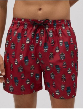 Мужские пляжные шорты Ysabel Mora JONDAL 90287, Цвет: тёмно-красный, Размеры: M