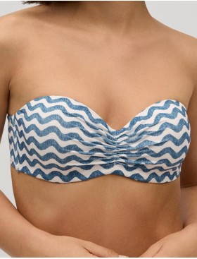 Купальный бюст бандо Ysabel Mora MAHE 82828 синий, Цвет: синий, Размеры: 70B