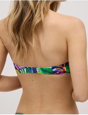 Бюст бандо с тропическим принтом Ysabel Mora SALINA 83013, Цвет: мульти, Размеры: 90B, изображение 3