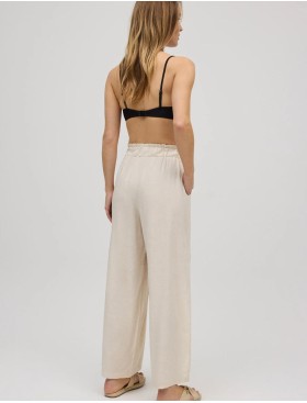 Широкие брюки с разрезом Ysabel Mora SAMAY 86171, Цвет: льяной, Размеры: S, изображение 3