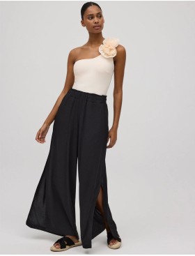 Чёрные брюки для пляжа Ysabel Mora TINHARE 86150, Цвет: чёрный, Размеры: S, изображение 2