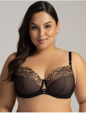 Бюстгальтер полумягкий Ava LIANA 2143 PU black, Цвет: черный, Размеры: 80C, изображение 5