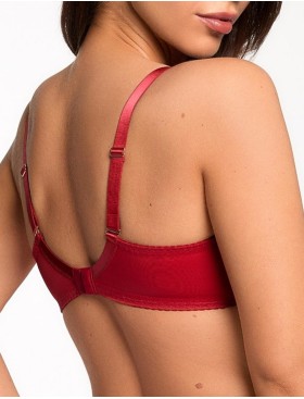 Бюстгальтер мягкий с вышивкой Bella Misteria CHIC TRAP soft, Цвет: красный, Размеры: 90H, изображение 2