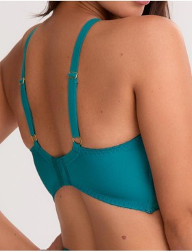 Бюстгальтер бралетт Bella Misteria EMERALD ABYSS soft bralette ZIELONY, Цвет: изумрудный, Размеры: 65E, изображение 2