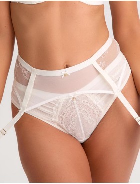 Пояс для чулок Bella Misteria MERINGUE CREAM galter belt ECRU, Цвет: экрю, Размеры: L