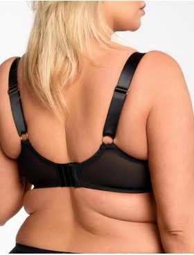 Бюстгальтер на большую грудь Bella Misteria NORTH NUTA soft MAXI, Цвет: чёрный, Размеры: 90H, изображение 2