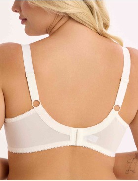 Мягкий кружевной бюстгальтер Elli 6000 молоко, Цвет: молоко, Размеры: 95D, изображение 2