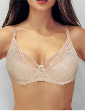 Бюстгальтер полупоролон Fluide COMPLIMENT 6035 пион, Цвет: пион, Размеры: 90E