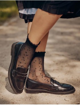 Тонкие носки с узором Gabriella 710 LOVIE 20 den чёрный, Цвет: чёрный, Размеры: UN, изображение 2