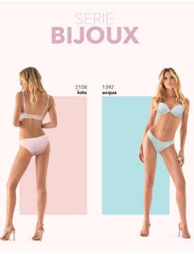 Комплект Infiore BIJOUX пуш-ап+бразилиана BJX2737 loto, Цвет: loto (розовый), Размеры: 75B, изображение 4