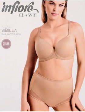 Трусы слипы высокие Infiore NEW SIBILLA skin, Цвет: skin (телесный), Размеры: S, изображение 6