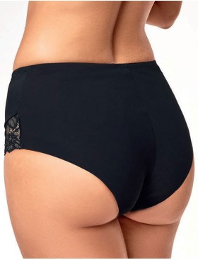 Высокие трусы слипы Infiore PERLA nero, Цвет: nero (черный), Размеры: L, изображение 2