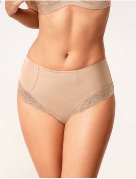 Высокие трусы слипы Infiore PERLA nudo, Цвет: nudo (телесный), Размеры: L