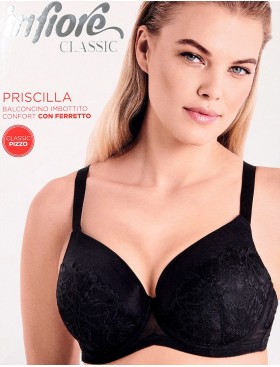 Бюстгальтер с формованной чашкой Infiore PRISCILLA nero, Цвет: nero (черный), Размеры: 80C, изображение 4