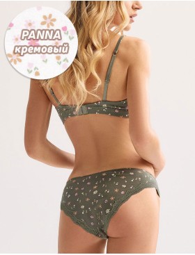 Комплект Infiore TULIPS триангул+слипы TLP2746 panna, Цвет: panna (крем), Размеры: 75B, изображение 2