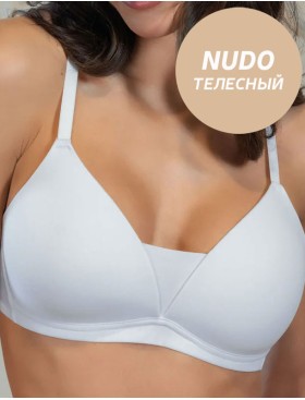 Хлопковый бюстгальтер без косточек Leilieve COTTON LOVER C3004 nudo, Цвет: nudo (телесный), Размеры: 80B