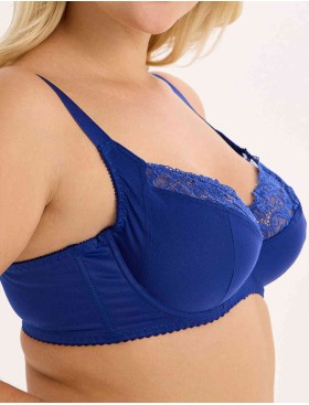 Бюстгальтер мягкий с подкроем Lina A 6021 ривьера, Цвет: ривьера, Размеры: 80D, изображение 4