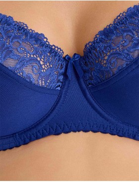 Бюстгальтер мягкий с подкроем Lina A 6021 ривьера, Цвет: ривьера, Размеры: 80D, изображение 3