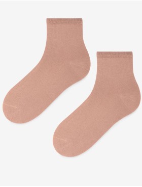 Льняные носки Marilyn DAMSKIE Len бежево-розовый, Цвет: бежево-розовый, Размеры: UN