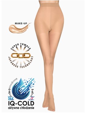 Колготки с охлаждающим эффектом Marilyn ICE 15 den бежевый, Цвет: бежевый, Размеры: 2