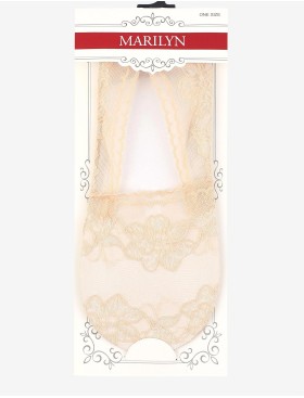 Эластичные сетчатые следки Marilyn STOPKI LACE Z32 телесный, Цвет: телесный, Размеры: UN, изображение 2