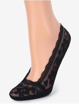 Эластичные кружевные следки Marilyn STOPKI LACE Z33 чёрный, Цвет: чёрный, Размеры: UN