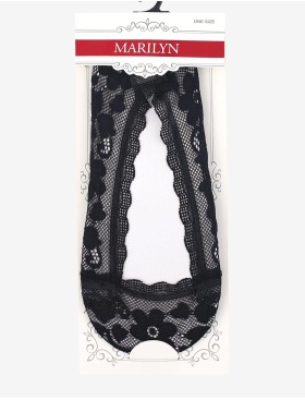 Эластичные кружевные следки Marilyn STOPKI LACE Z33 чёрный, Цвет: чёрный, Размеры: UN, изображение 2