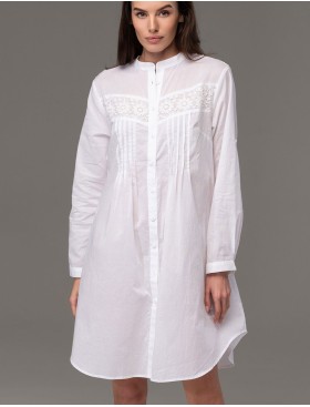 Удлиненная рубашка хлопок Mia-Amore ARGENTINA 1757, Цвет: бежевый+черный, Размеры: M, изображение 2