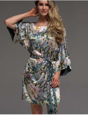 Туника из натурального шёлка Mia-Amore EVANGELINA 4575, Цвет: мультицвет, Размеры: 4XL/5XL