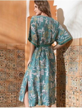 Длинная туника из вискозы Mia-Amore IMANY 5491, Цвет: мятный, Размеры: S/M, изображение 2