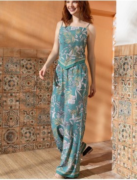 Летний комплект из топа и брюк Mia-Amore IMANY 5495, Цвет: мятный, Размеры: M, изображение 3