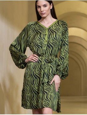 Туника с длинным рукавом Mia-Amore IRMA 4151, Цвет: оливковый, Размеры: 4XL/5XL