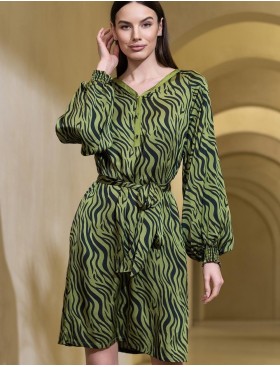 Туника с длинным рукавом Mia-Amore IRMA 4151, Цвет: оливковый, Размеры: 4XL/5XL, изображение 3