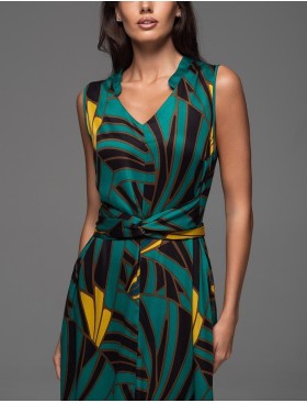 Сарафан из шёлковой вискозы Mia-Amore MALACHITE 5530, Цвет: мультиколор, Размеры: M, изображение 4