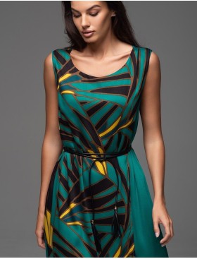 Сарафан на широких бретелях Mia-Amore MALACHITE 5538, Цвет: мультиколор, Размеры: 6XL, изображение 4