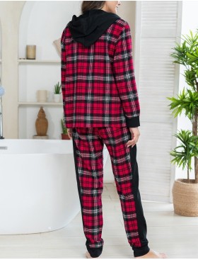 Комплект из хлопковой фланели Mia-Amore Mr&Mrs SMITH 5105 красно-черный, Цвет: красно-черный, Размеры: S, изображение 2