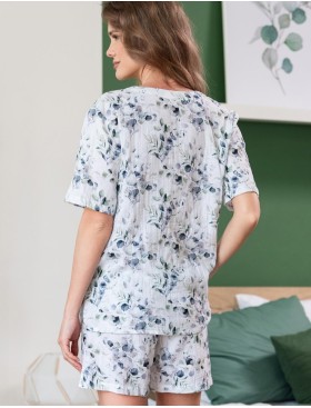 Хлопковая пижама с шортами Mia-Amore SELESTINA 5442, Цвет: мультицвет, Размеры: 3XL, изображение 2