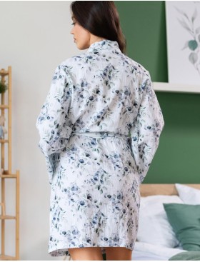 Халат из хлопкового муслина Mia-Amore SELESTINA 5443, Цвет: мультицвет, Размеры: L/XL, изображение 2