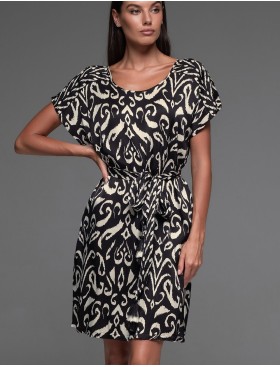 Туника с узором Mia-Amore SALMA 4164, Цвет: черный, Размеры: S/M