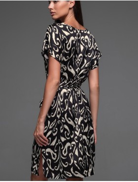 Туника с узором Mia-Amore SALMA 4164, Цвет: черный, Размеры: S/M, изображение 2