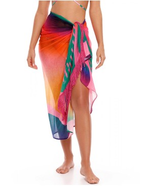 Пляжное парео Agua Bendita 10545 MARINE VINI, Цвет: красный, Размеры: UN