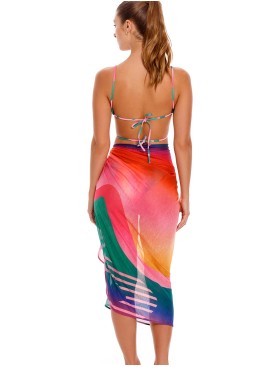 Пляжное парео Agua Bendita 10545 MARINE VINI, Цвет: красный, Размеры: UN, изображение 3