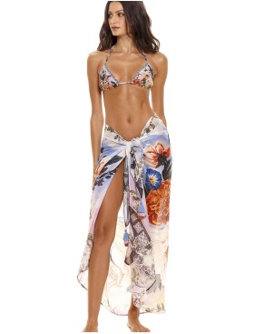 Пляжное парео Agua Bendita 12281 MARINE NUME, Цвет: белый, Размеры: UN, изображение 3