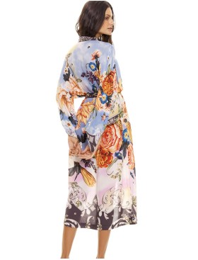 Пляжный халат Agua Bendita 12282 DEBRA NUMEN, Цвет: голубой, Размеры: UN, изображение 5