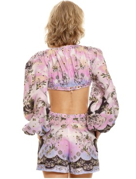 Комбинезон с короткими шортами Agua Bendita 12285 BREEZE NUMEN, Цвет: сиреневый, Размеры: M, изображение 3