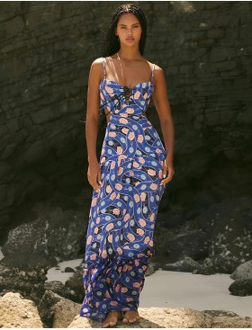 Сарафан с открытой спиной Agua Bendita 12778 CAPRICE BOREAL, Цвет: синий, Размеры: L