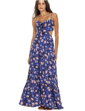 Сарафан с открытой спиной Agua Bendita 12778 CAPRICE BOREAL, Цвет: синий, Размеры: L, изображение 3