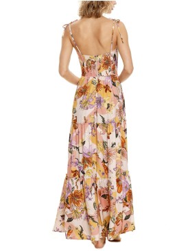 Длинный сарафан Agua Bendita 12801 SUZIE VITREO, Цвет: белый, Размеры: L, изображение 3