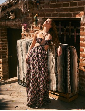 Пляжный сарафан Agua Bendita 12820 DAPHNE AGUJA, Цвет: фиолетовый, Размеры: L, изображение 4